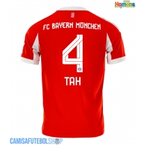 Camisa de time de futebol Bayern Munich Jonathan Tah #4 Replicas 1º Equipamento 2025-26 Manga Curta